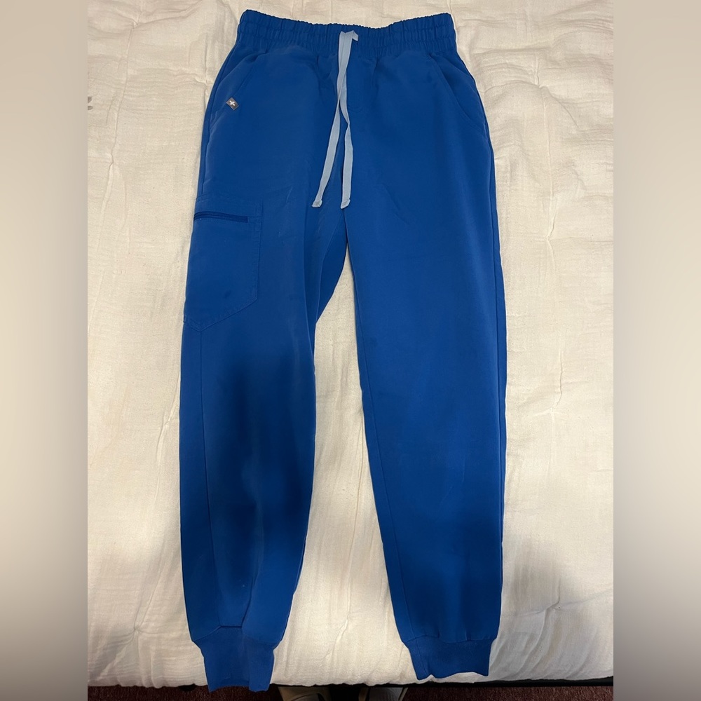 Blue figs scrub pants